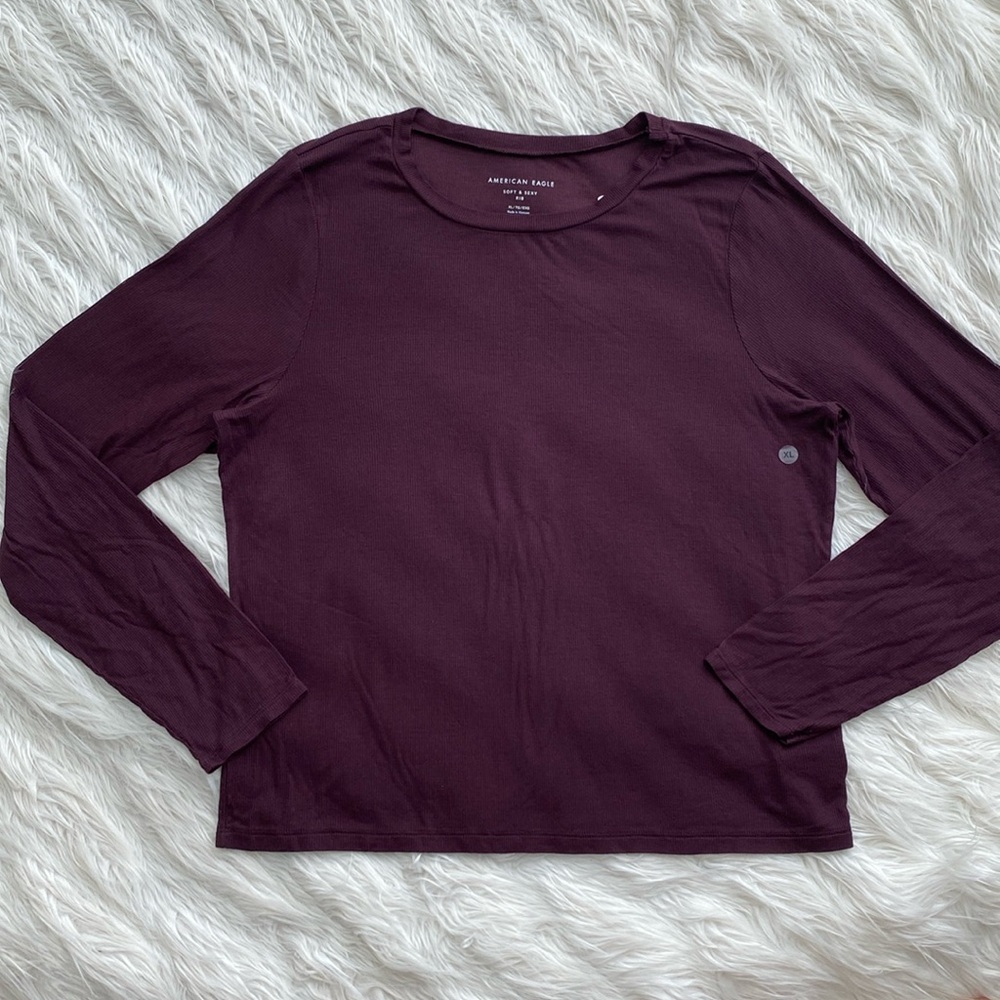 American Eagle | Soft & Sexy Ribbed Long Sleeve